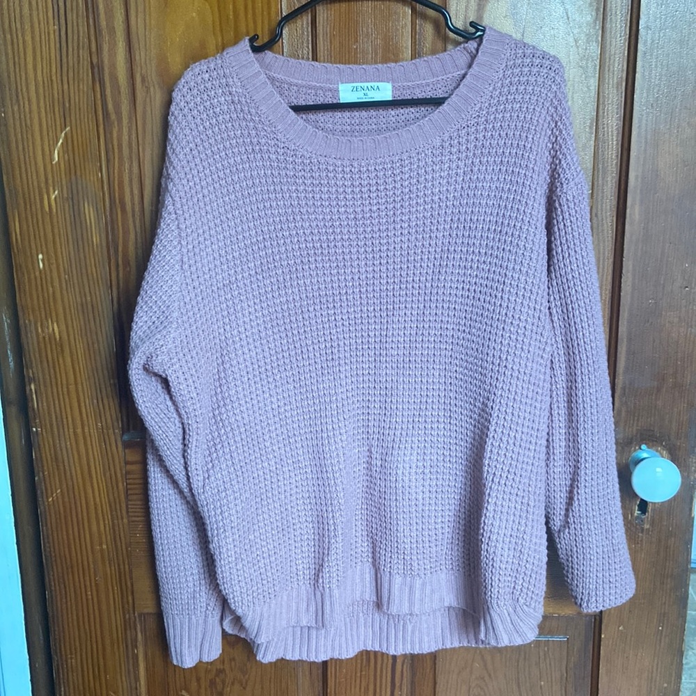 Maybe colored sweater by Zenana. Size XL worn once